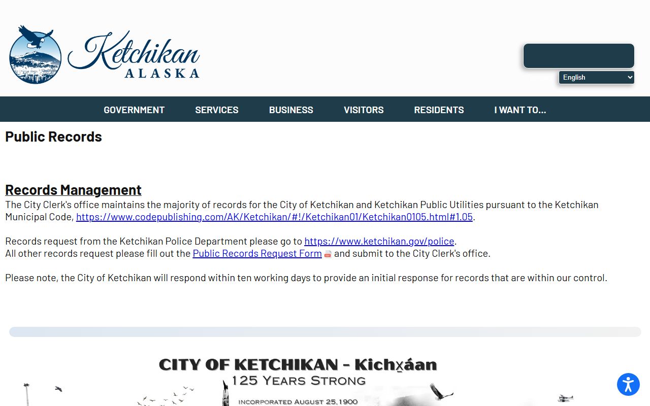 Ketchikan Alaska criminal history public records portal