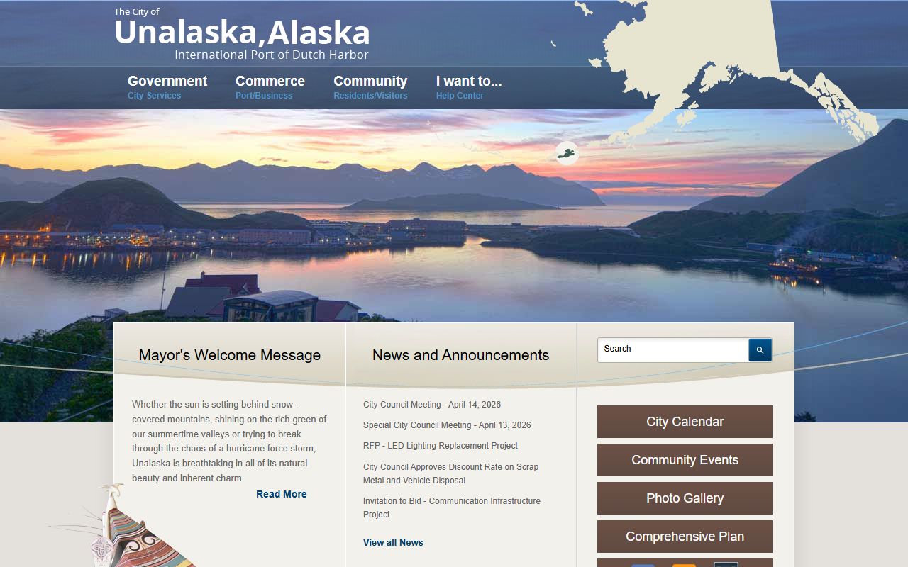 Unalaska Alaska criminal history city public safety